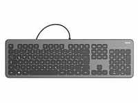 hama KC-700 Tastatur kabelgebunden anthrazit, schwarz