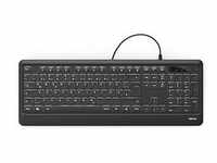 hama KC-550 Tastatur kabelgebunden schwarz