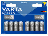 10 VARTA Batterien CR123A Fotobatterie 3,0 V 6205301401