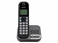 Panasonic KX-TGC460GB Schnurloses Telefon mit Anrufbeantworter schwarz