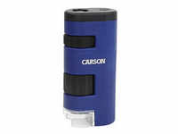 CARSON® digitales Mikroskop PocketMicro schwarz/blau 20x - 60x