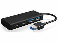 RaidSonic ICY BOX® USB-Hub IB-HUB1426-U3 4-fach schwarz