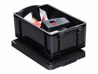 Really Useful Box Aufbewahrungsbox 9,0 l schwarz 39,5 x 25,5 x 15,5 cm