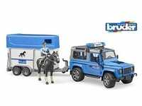 bruder Land Rover Defender Polizeifahrzeug 2588 Spielzeugauto