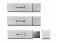 3 Intenso USB-Sticks Alu Line silber 16 GB