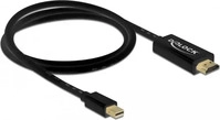 Delock 83698, DeLOCK Mini-DisplayPort/HDMI Kabel 1,0 m schwarz, 1 St.