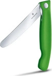 VICTORINOX Fr&uuml;hst&uuml;cksmesser Swiss Classic silber, gr&uuml;n glatt, Klinge: 11,0 cm, 1