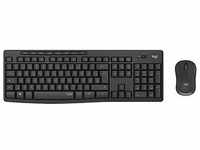Logitech MK295 Tastatur-Maus-Set kabellos schwarz 920-009794