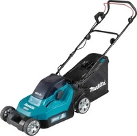 makita DLM382PM2 Akku-Rasenm&auml;her 18,0 V f&uuml;r bis zu 560 m&sup2;, mit 2 Akkus