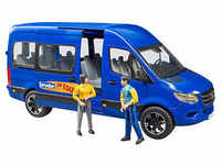 bruder MB Sprinter Transfer mit Fahrer und Fahrgast 02670 Spielzeugauto
