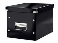 LEITZ Click & Store Aufbewahrungsbox 10,0 l schwarz 26,0 x 26,0 x 24,0 cm