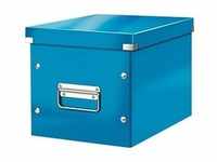 LEITZ Click & Store Aufbewahrungsbox 10,0 l blau 26,0 x 26,0 x 24,0 cm