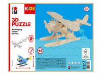 Marabu KiDS Wasserflugzeug 3D-Puzzle, 28 (bemalbar) Teile