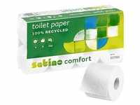 Satino by wepa Toilettenpapier comfort 3-lagig Recyclingpapier, 8 Rollen