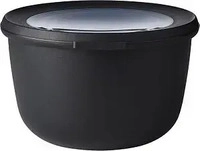 MEPAL Frischhaltedose Cirqula 10,0 cm hoch schwarz 1,0 l, 1 St. nordic black