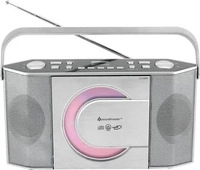 Soundmaster RCD1755SI, soundmaster RCD1755SI CD-Player silber