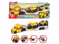 DICKIE Mack/Volvo Micro Builder Truck LKW mit Anhänger 203725005 Spielzeugautos