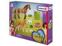 Schleich® Horse Club 42432 Sarahs Tierbaby-Pflege Spielfiguren-Set