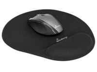 MediaRange Mousepad mit Handgelenkauflage schwarz MROS250