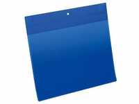10 DURABLE Magnettaschen blau 31,1 x 28,0 cm