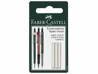 3 FABER-CASTELL Radiergummis für Bleistifte 131596