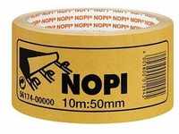NOPI Fix doppelseitiges Klebeband 50,0 mm x 10,0 m, 1 Rolle 56174-0-1