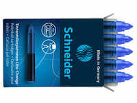 5 Schneider One Change Tintenrollerminen blau