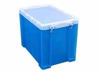 Really Useful Box Aufbewahrungsbox 19,0 l transparent, blau 39,5 x 25,5 x 29,0...