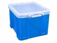 Really Useful Box Aufbewahrungsbox 35,0 l transparent, blau 48,0 x 39,0 x 31,0...