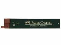 FABER-CASTELL SUPER-POLYMER Bleistiftminen schwarz F 0,5 mm, 12 St.