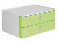 HAN Schubladenbox Smart Box ALLISON grün 1120-80, DIN A5 mit 2 Schubladen