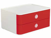 HAN Schubladenbox Smart Box ALLISON rot 1120-17, DIN A5 mit 2 Schubladen
