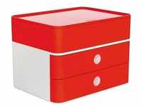 HAN Schubladenbox Smart Box plus ALLISON rot 1100-17, DIN A5 mit 3 Schubladen