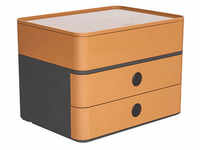 HAN Schubladenbox Smart Box plus ALLISON caramel brown 1100-83, DIN A5 mit 3