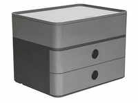 HAN Schubladenbox Smart Box plus ALLISON granite grey 1100-19, DIN A5 mit 3