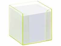 folia Zettelbox LUXBOX transparent inkl. 800 Notizzettel weiß 9907/4