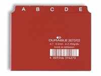 DURABLE Karteikartenregister A-Z rot