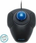 Kensington Orbit mit Scroll-Ring Trackball kabelgebunden blau, schwarz blau/schwarz