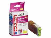 edding EDD-324 gelb Druckerpatrone kompatibel zu Canon CLI-551 XL 18-324