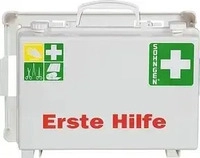 S&Ouml;HNGEN Erste-Hilfe-Koffer Quick-CD DIN 13157 wei&szlig;