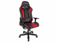 DXRacer Gaming Stuhl K-Serie, OH-KA99-NR Kunstleder rot, Gestell schwarz