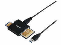 hama USB-3.0-Multikartenleser Multi-Kartenleser schwarz 124156