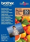 Brother BP71GP50, brother Fotopapier BP71GP50 DIN A6 gl&auml;nzend 260 g/qm 50 Blatt