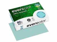 Clairefontaine Recyclingpapier Evercolor hellblau DIN A4 80 g/qm 500 Blatt