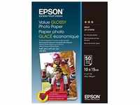 EPSON Fotopapier C13S400038 10,0 x 15,0 cm hochglänzend 183 g/qm 50 Blatt
