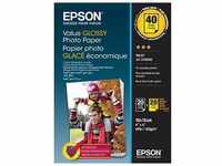 EPSON Fotopapier C13S400044 10,0 x 15,0 cm hochglänzend 183 g/qm 2x 20 Blatt