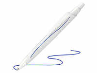 Schneider Kugelschreiber Reco weiß Schreibfarbe blau, 1 St.