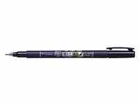 Tombow Fudenosuke Härtegrad 1 Brush-Pen schwarz, 1 St. WS-BH