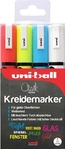uni-ball Chalk PWE-5M Kreidemarker farbsortiert 1,0 - 2,0 mm, 4 St.