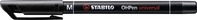 Stabilo 843/46, STABILO OHPen universal Folienstifte schwarz 1,0 mm permanent, 10 St.